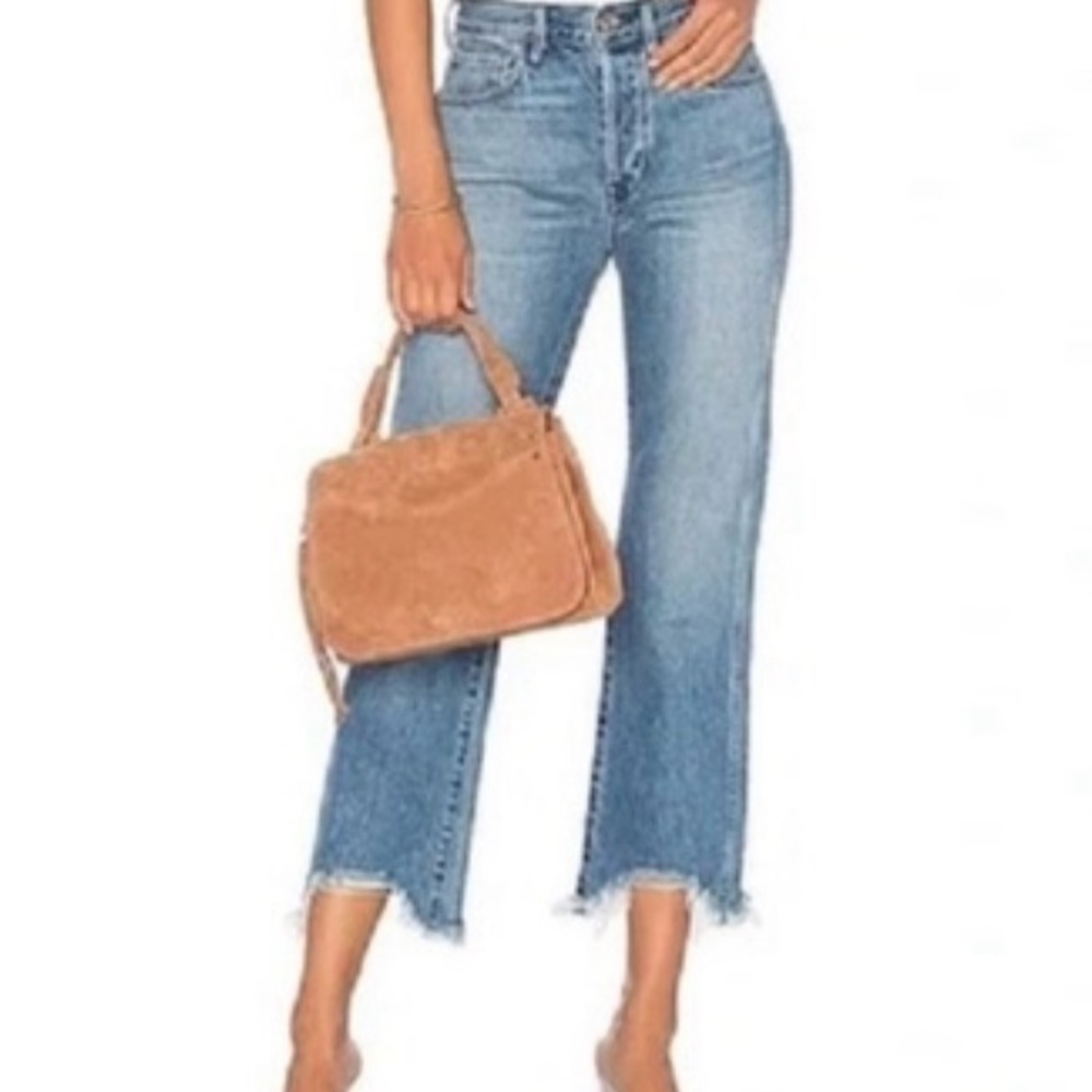 We the Free Cropped raw hem Jeans…